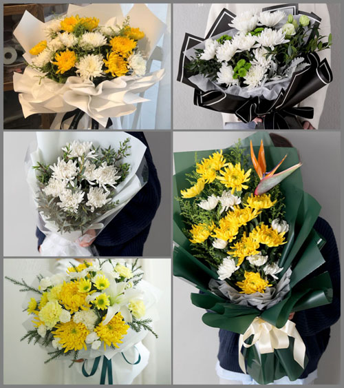 广东肇庆市高要区禄步镇岩口村白事花束代送